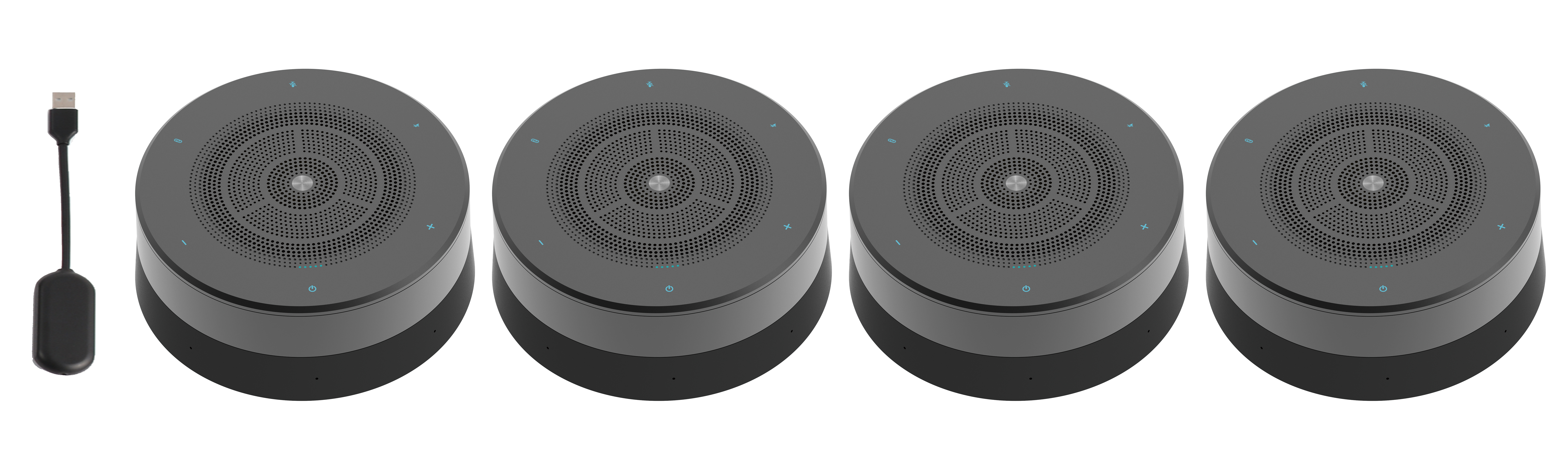 Wireless Omnidirectional Microphone 4-Array 7m Pickup | OEM/ODM